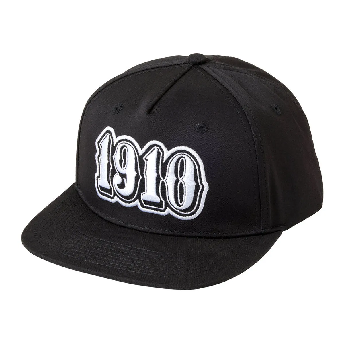 1910 OG Patched 5 Panel Hat - Black