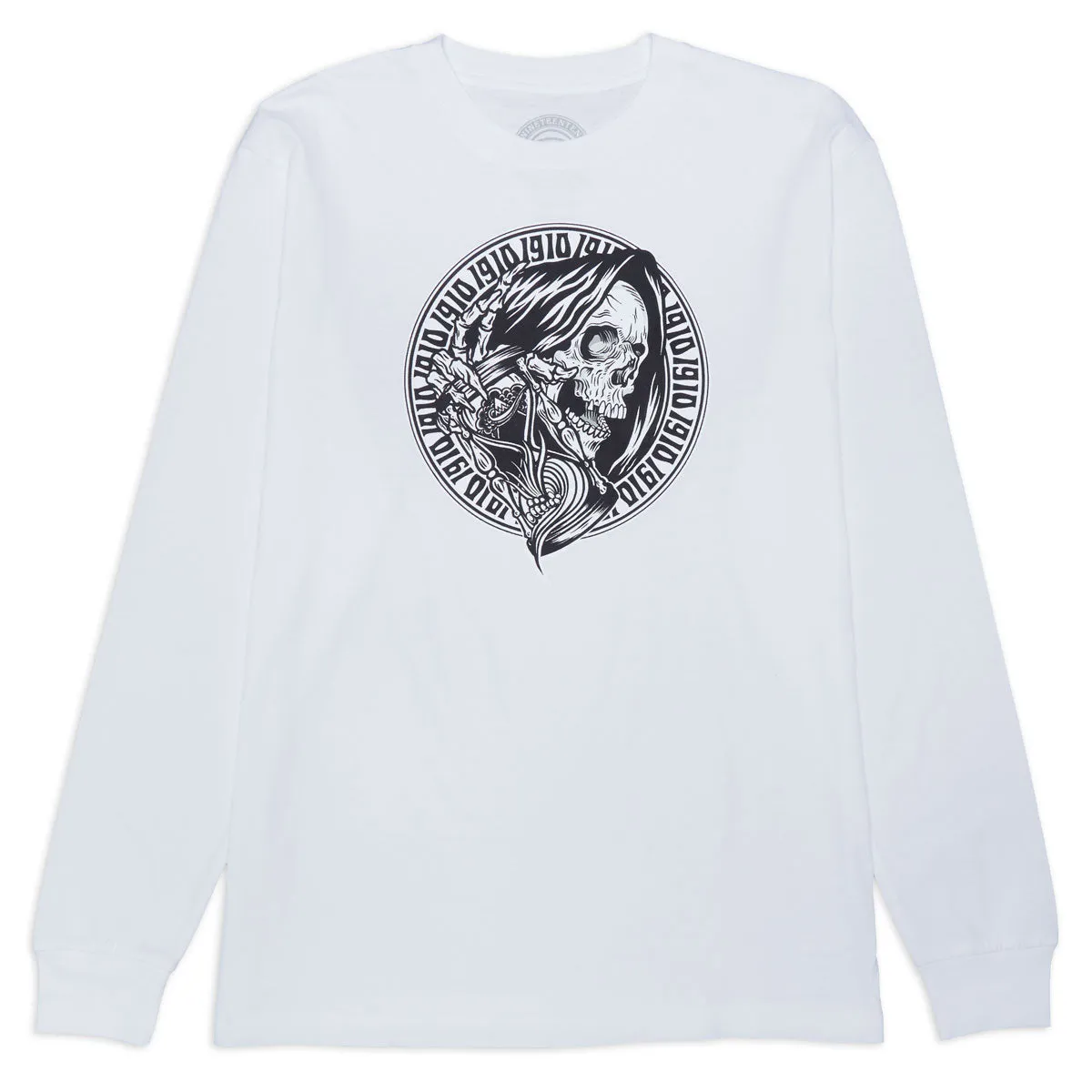1910 Times Up Long Sleeve T-Shirt - White