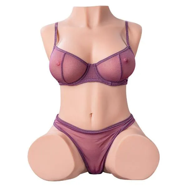 42.99lb Dania Realistic Sex Doll with 3D Texured Vigina Lifelike Plump Breast Dual Channels 【US Stock Available Only】