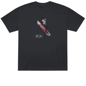 45RPM Vintage Brushie T-Shirt - Black