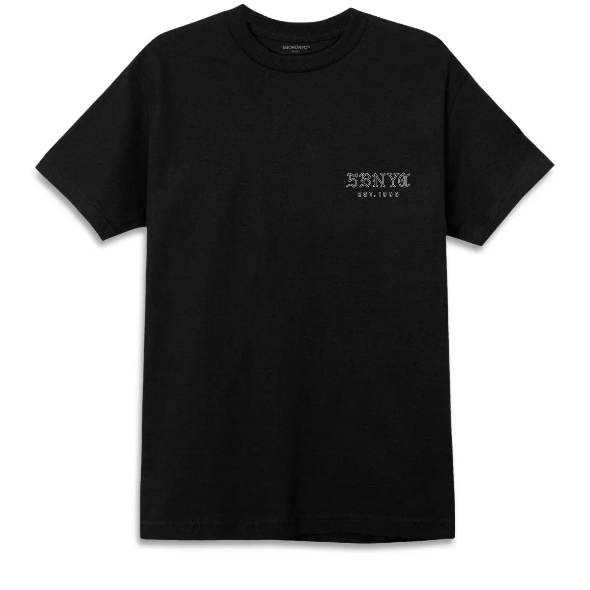 5Boro Withered Rose T-Shirt - Black/White