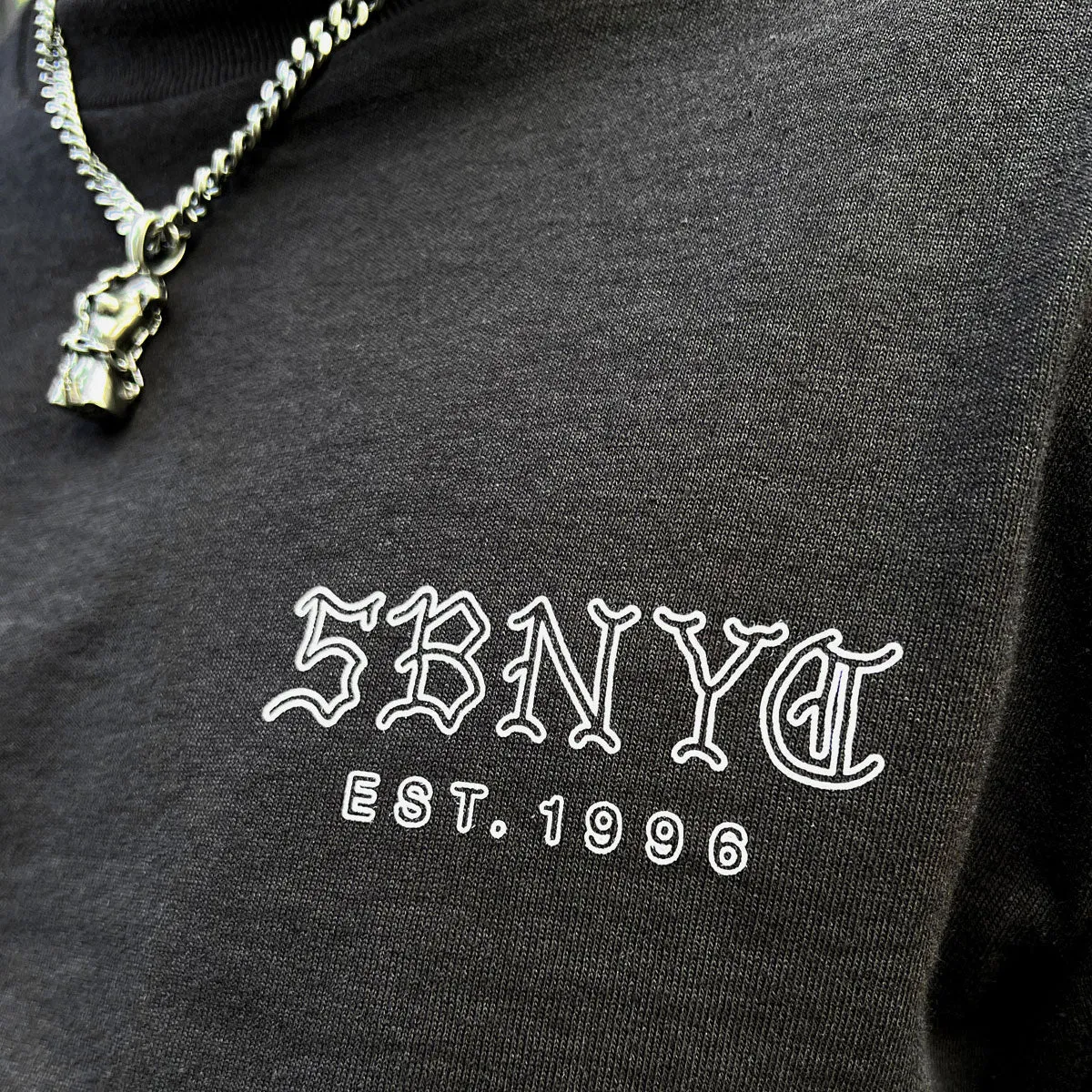 5Boro Withered Rose T-Shirt - Black/White
