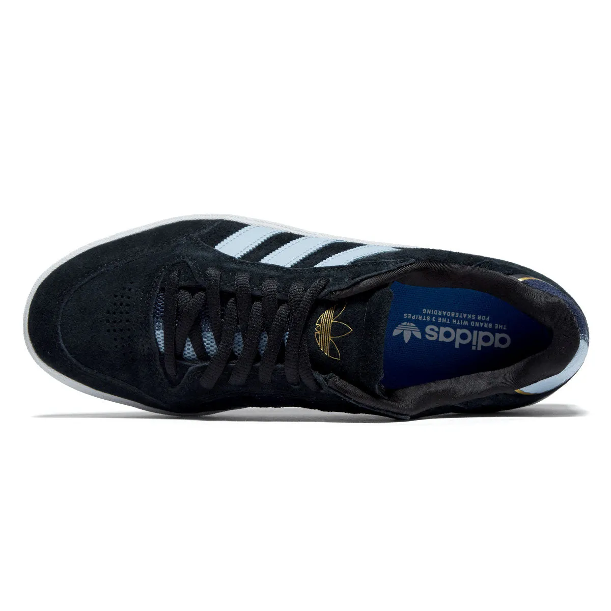 Adidas Tyshawn Low Shoes - Core Black/Clear Sky/Navy