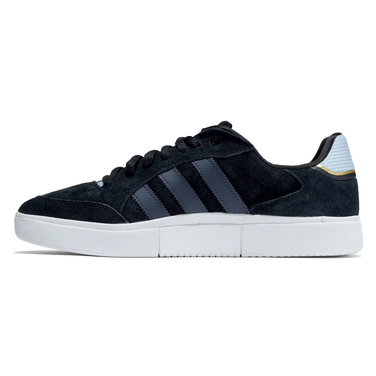 Adidas Tyshawn Low Shoes - Core Black/Clear Sky/Navy