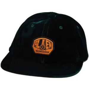 Alien Workshop OG Logo Velvet Strapback Hat - Green