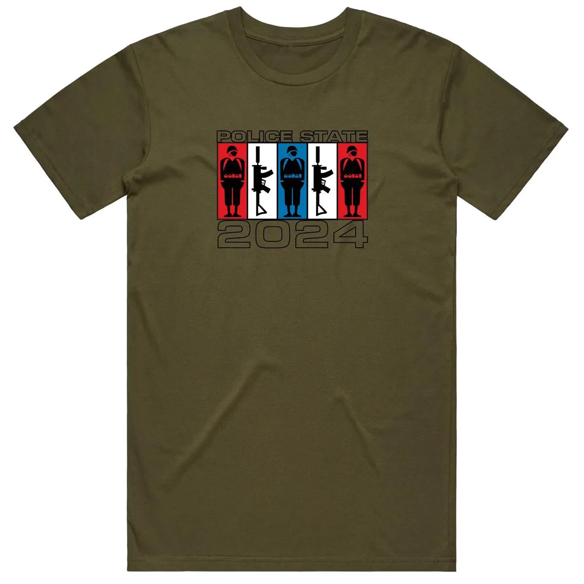Alien Workshop Police State T-Shirt - Army
