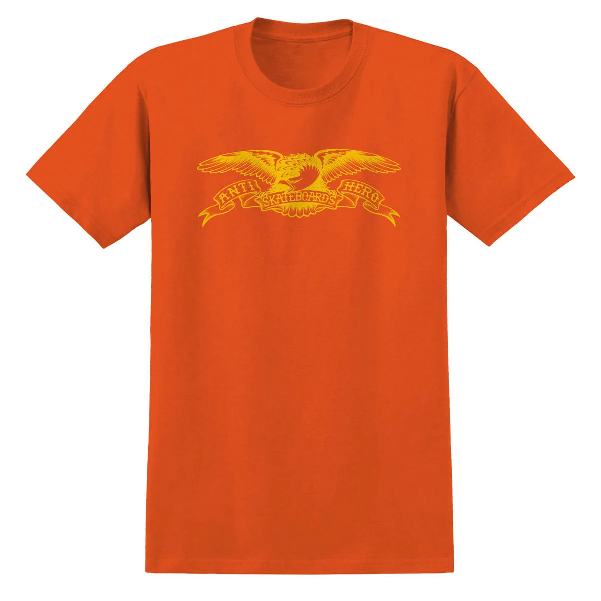 Anti-Hero Basic Eagle T-Shirt - Orange/Yellow Print