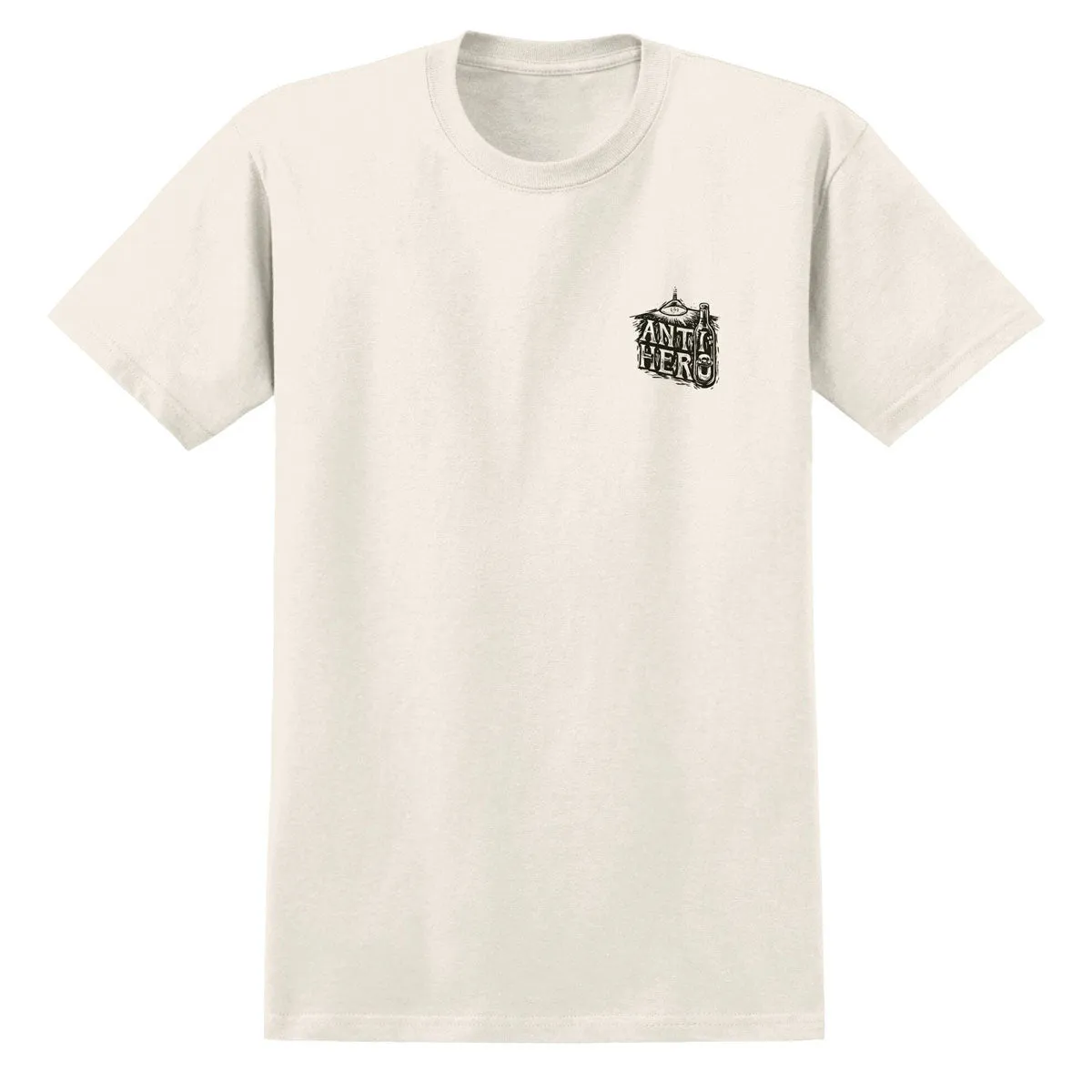 Anti-Hero Carnales Blanco T-Shirt - Cream/Black Prints