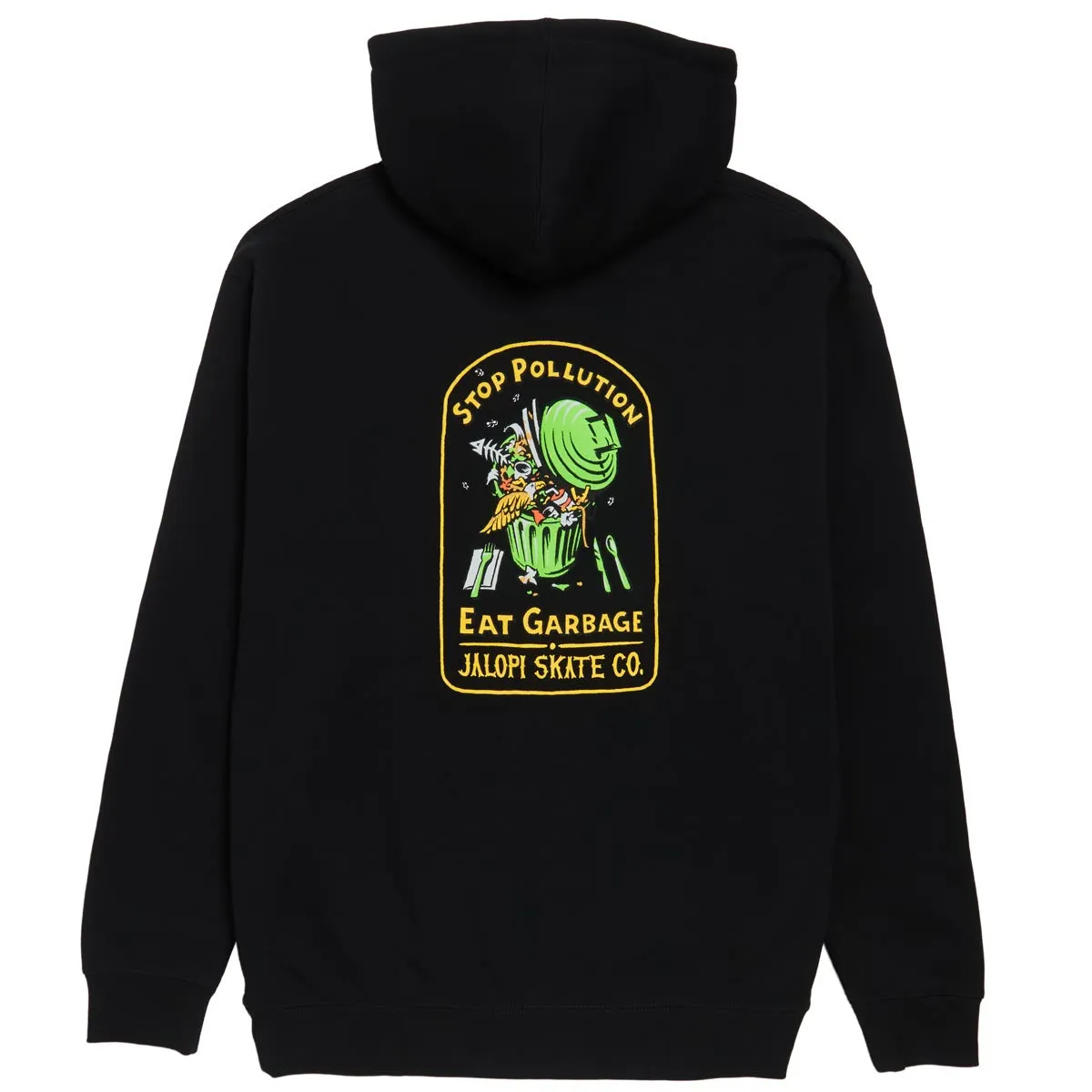 Anti-Hero Jalopi Stop Pollution Hoodie - Black