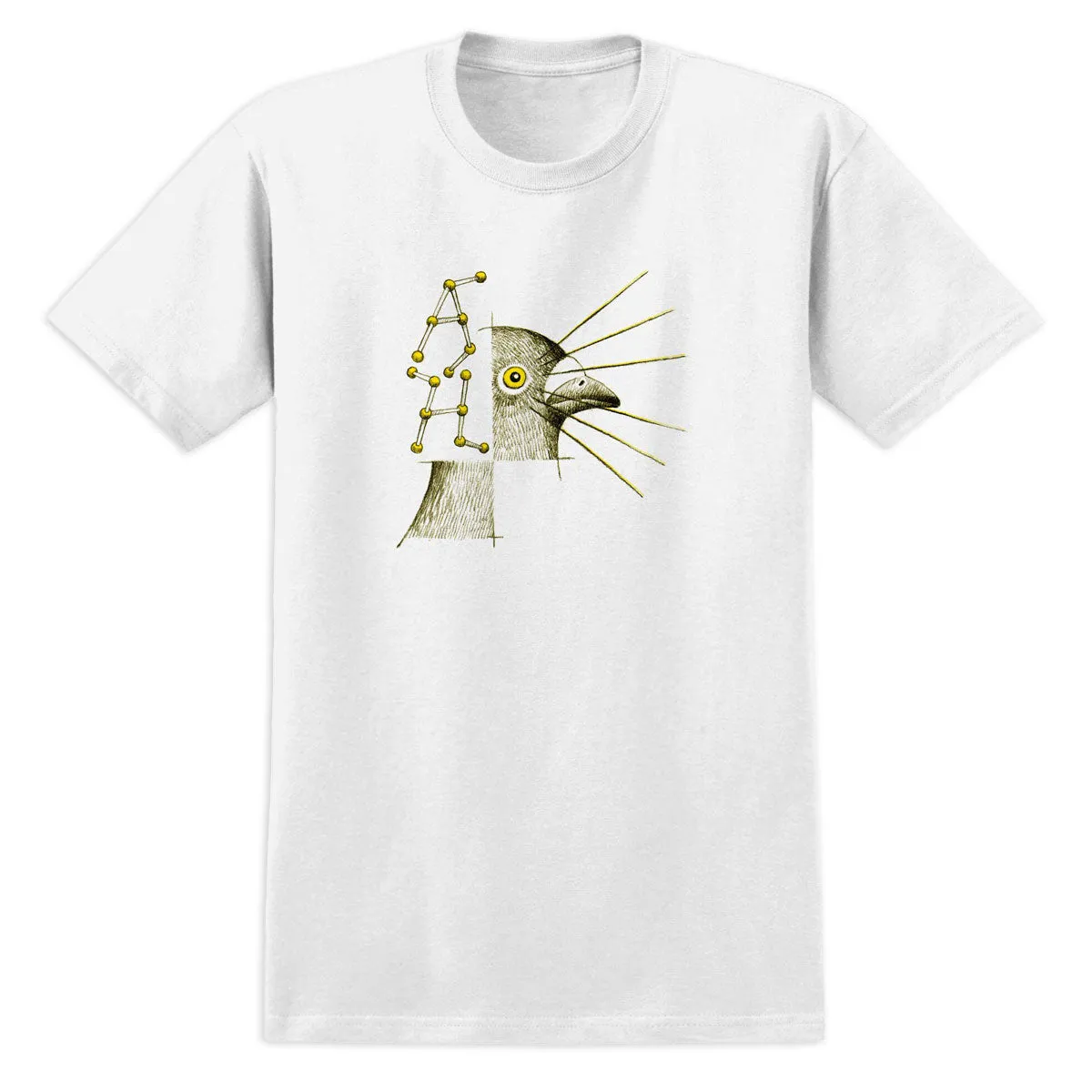 Anti-Hero Molecular Pigeon T-Shirt - White/Multi Color Print