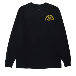 Anti-Hero Rock Dove Fill Long Sleeve Pocket T-Shirt - Black/Yellow
