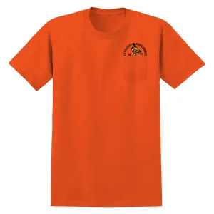 Anti-Hero Rock Dove Fill Pocket T-Shirt - Safety Orange/Yellow/Black