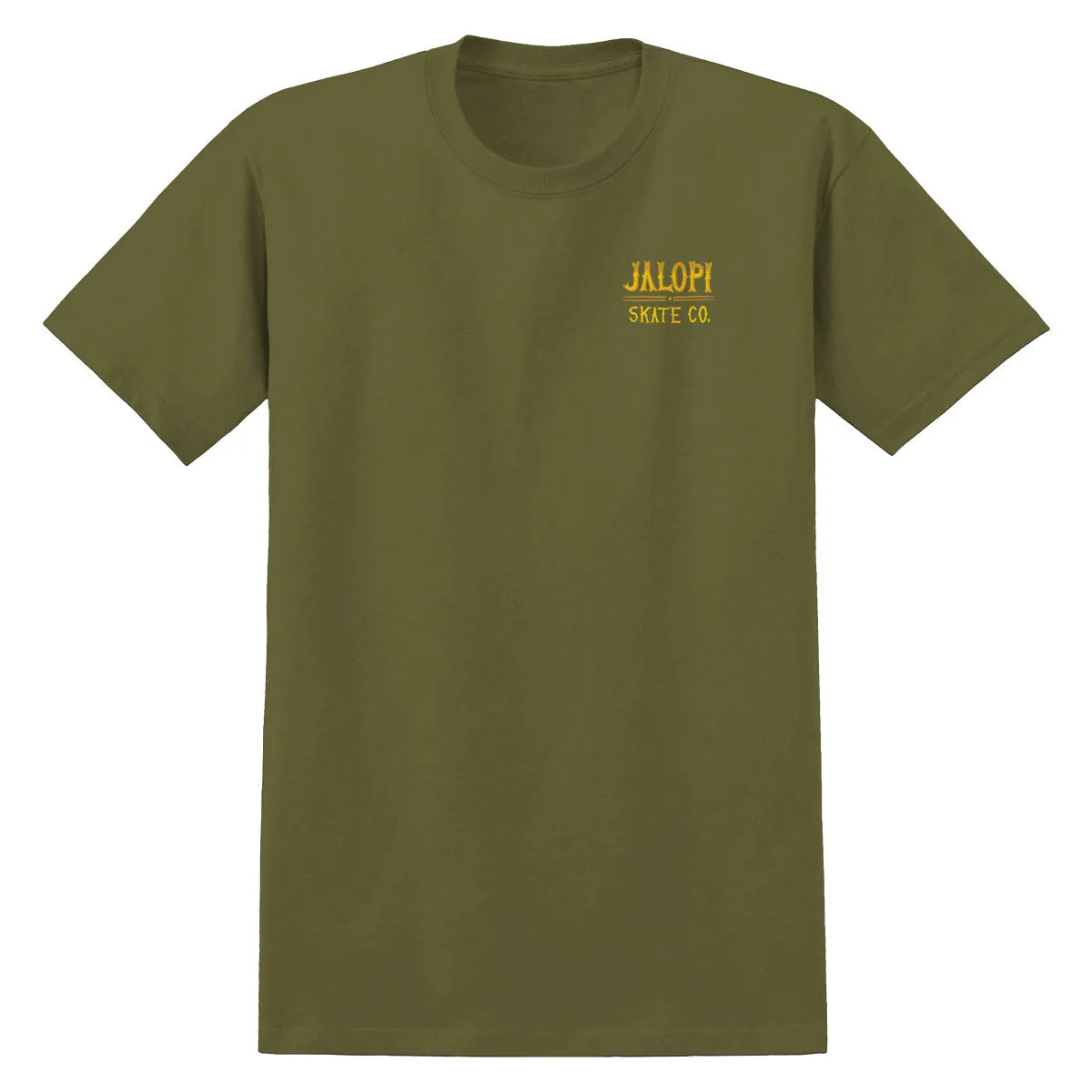 Anti-Hero Stop Pollution T-Shirt - Heather Army
