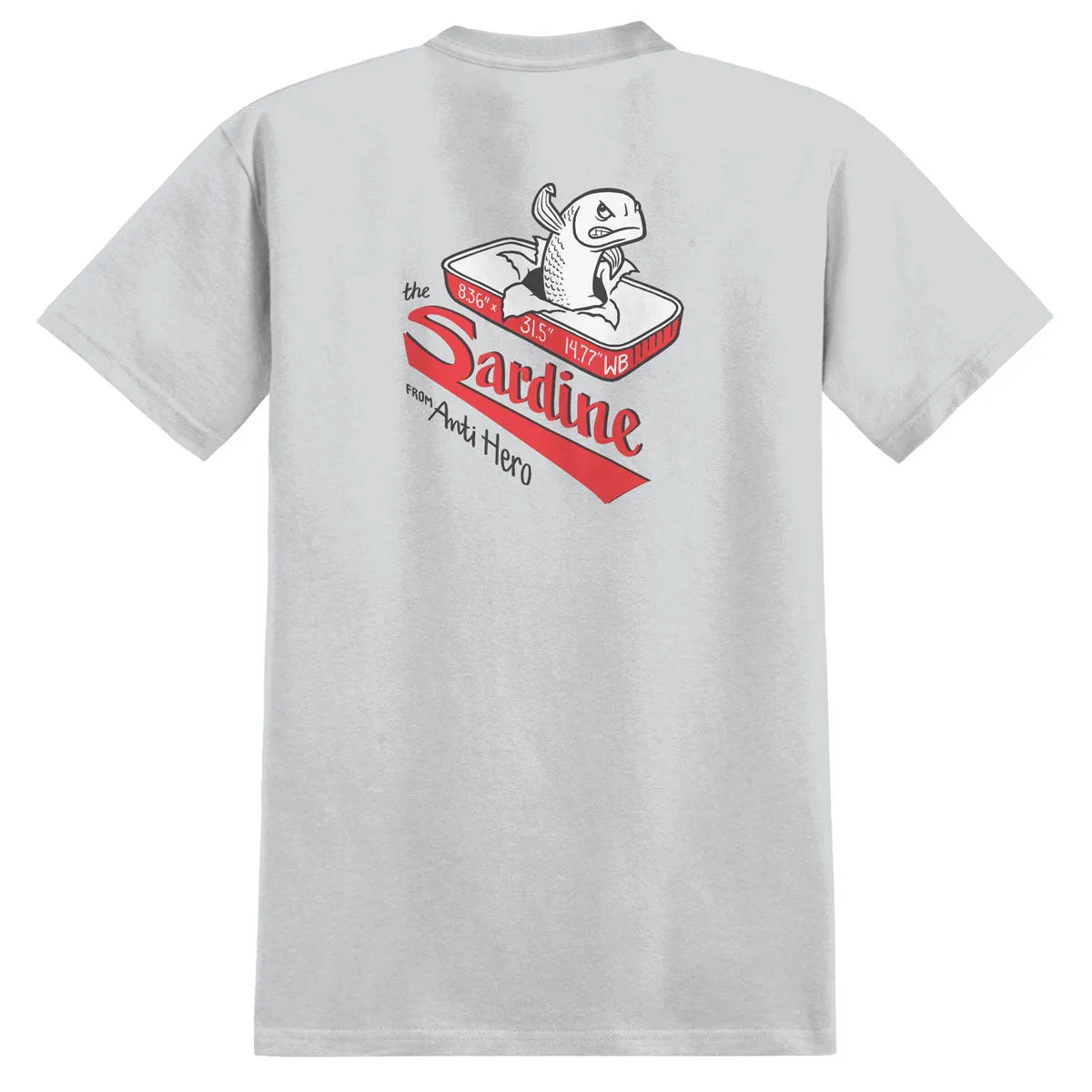 Anti-Hero The Sardine T-Shirt - New Silver