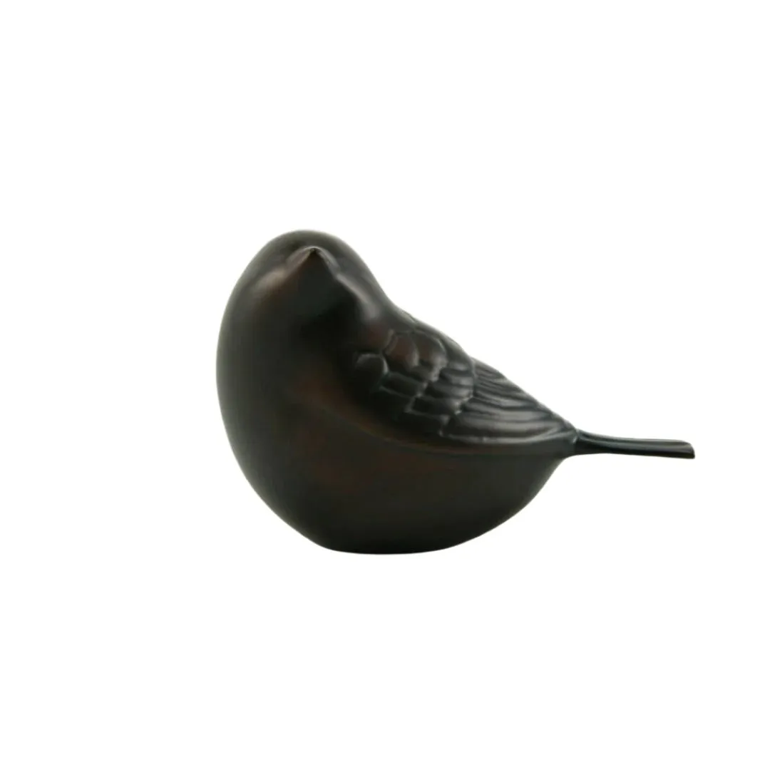 Antique Bronze Songbird Keepsake I A beautiful way to remember someone