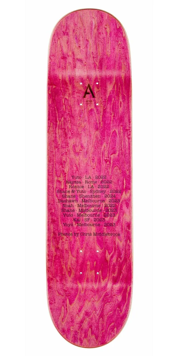 April OG Logo Photo Skateboard Deck - Multi - 8.50"