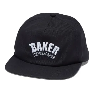 Baker Arch Logo Snapback Hat - Black