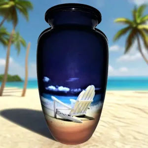 Beach Chair Memories, Cremation Urn