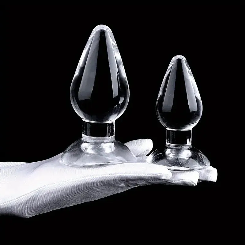 Big Mac Anal Plug Anal Plug High Transparent Crystal Beads Anal Plug