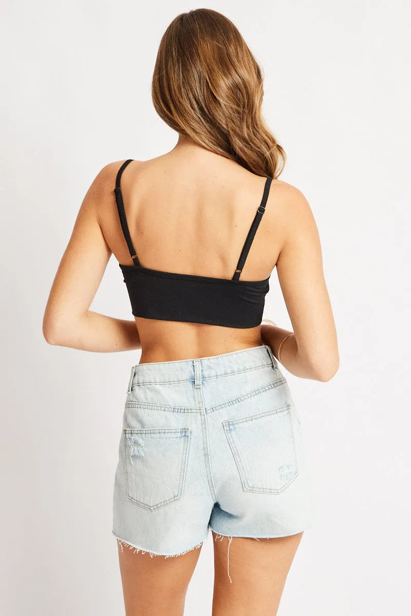 Black Bralette Supersoft