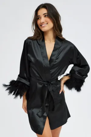 Black Feather Robe
