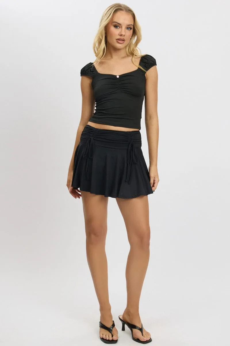Black Top Short Sleeve