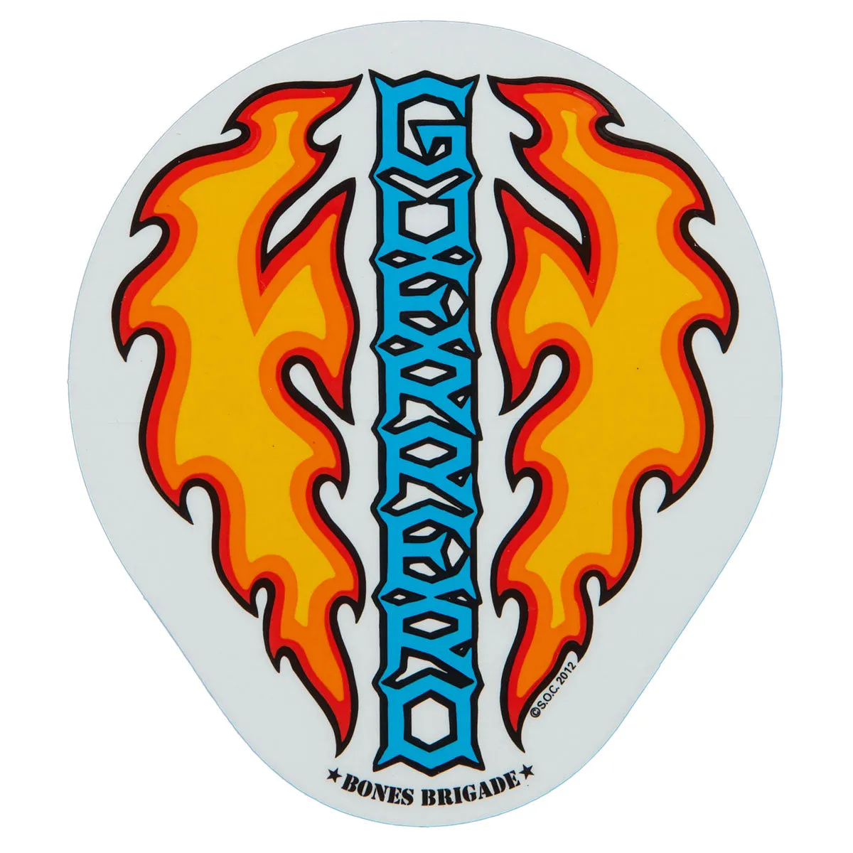 Bones Brigade Tommy Guerrero Sticker - 5.125"