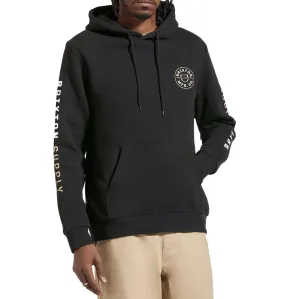 Brixton Crest Hoodie - Black/Sand/White
