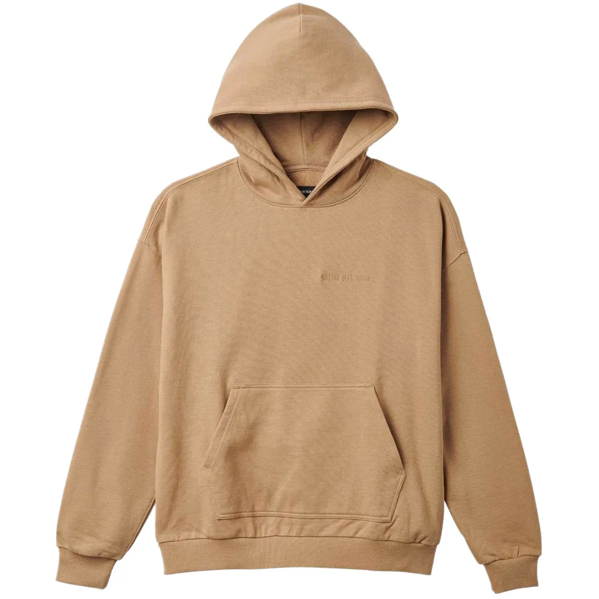 Brixton Embroidered Heavyweight Hoodie - Tiger's Eye