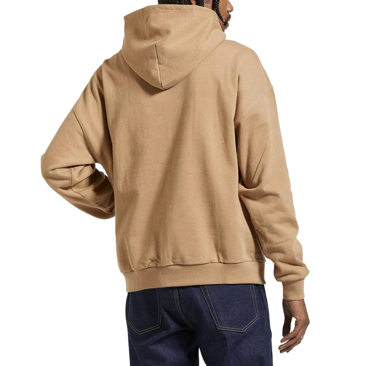 Brixton Embroidered Heavyweight Hoodie - Tiger's Eye