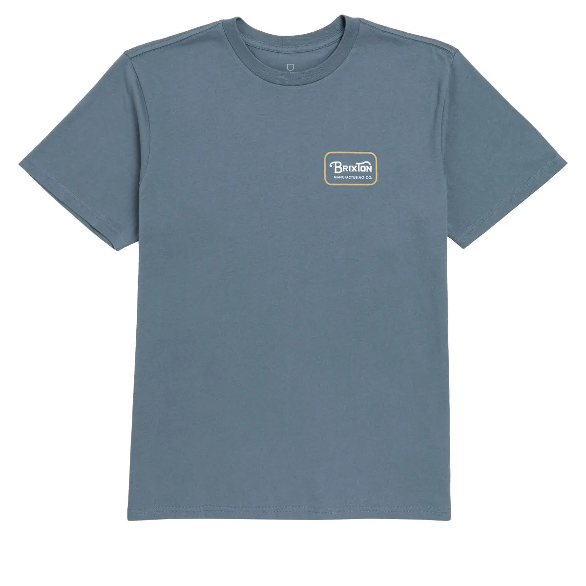 Brixton Grade T-Shirt - Basalt/White/Washed Copper