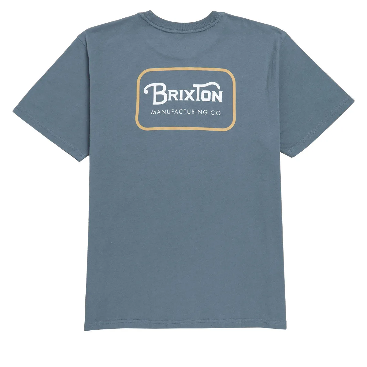 Brixton Grade T-Shirt - Basalt/White/Washed Copper