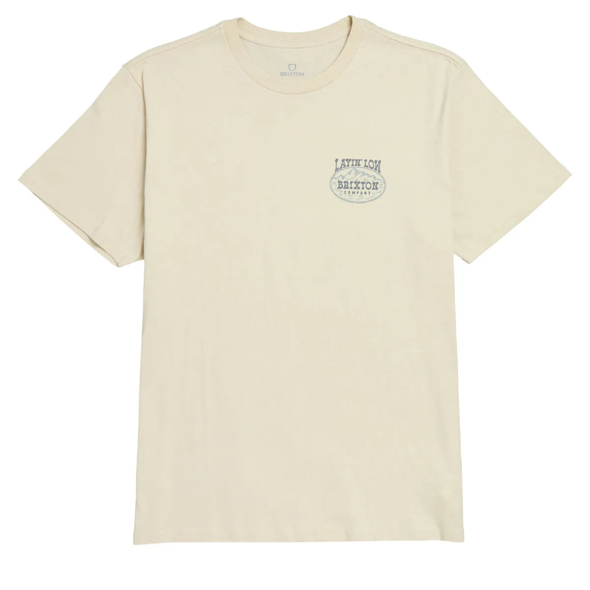 Brixton Layin Low T-Shirt - Cream