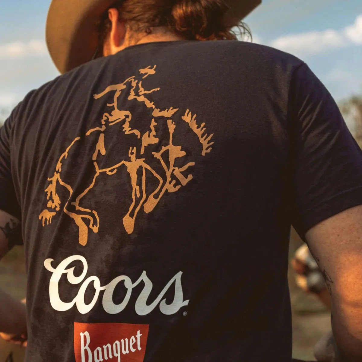 Brixton x Coors Colt T-Shirt - Black