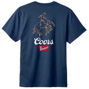 Brixton x Coors Colt T-Shirt - Navy