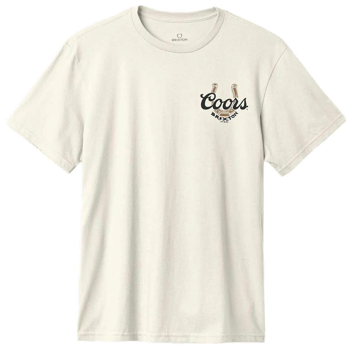 Brixton x Coors Luck T-Shirt - Natural