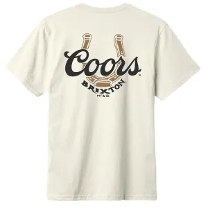 Brixton x Coors Luck T-Shirt - Natural