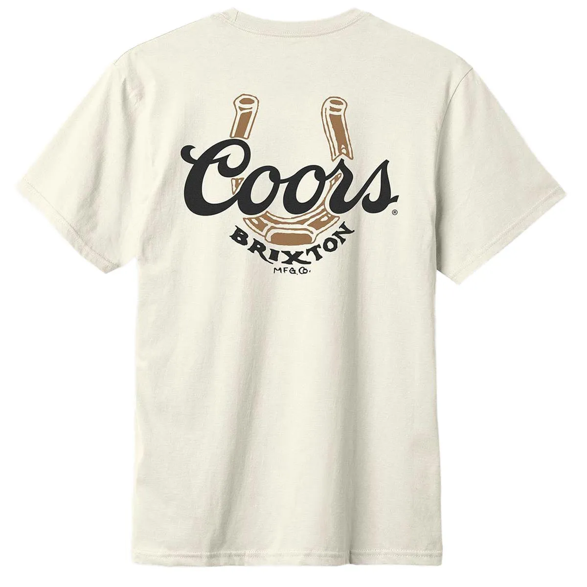 Brixton x Coors Luck T-Shirt - Natural