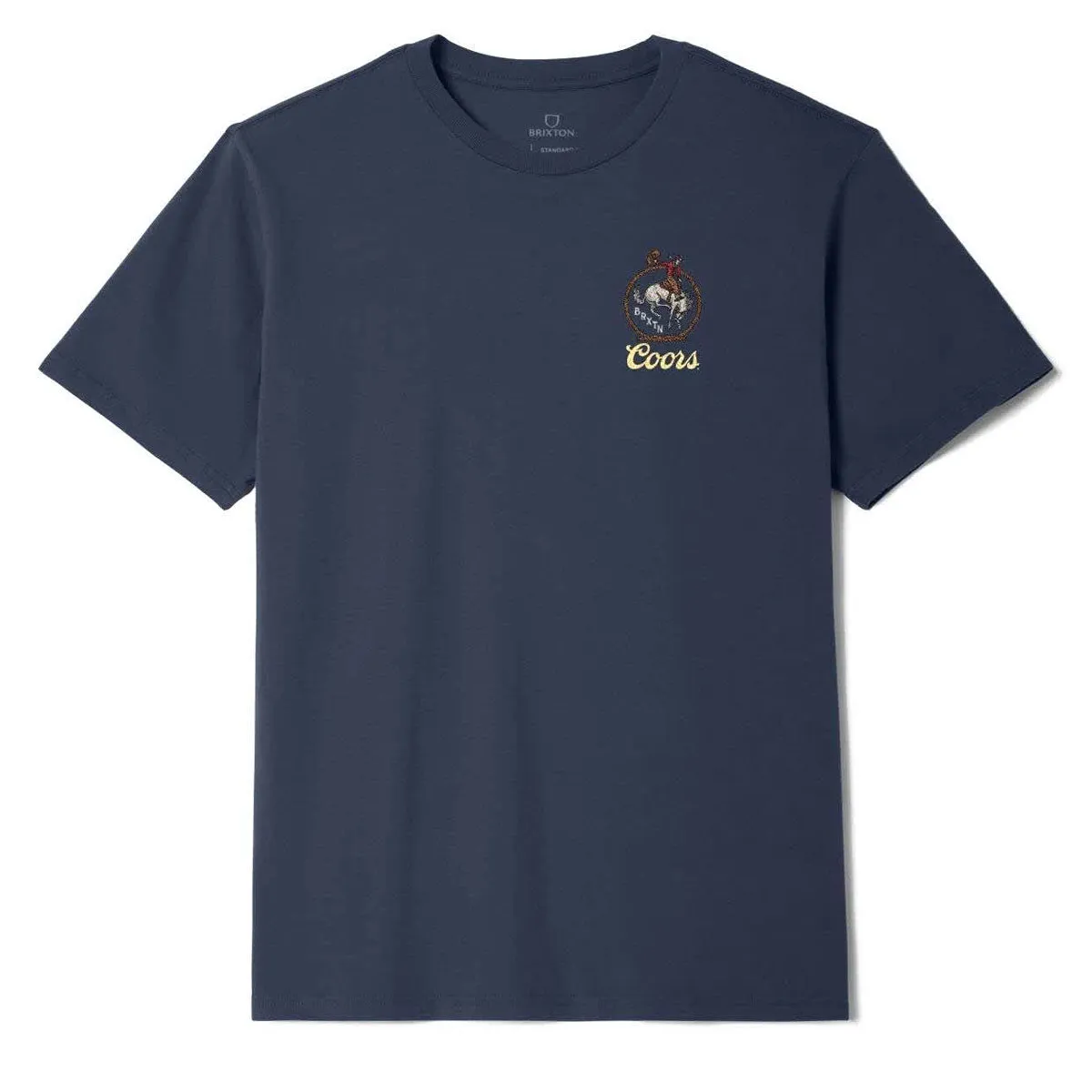 Brixton x Coors Omaha T-Shirt - Navy