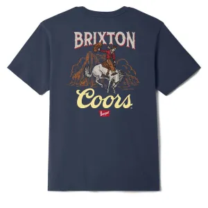 Brixton x Coors Omaha T-Shirt - Navy