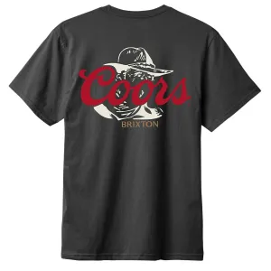 Brixton x Coors Wayne T-Shirt - Black