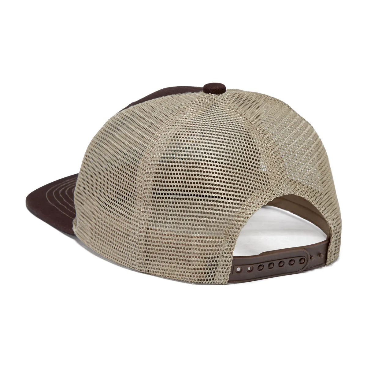 Bronze 56k Path Trucker Mesh Hat - Brown/Khaki