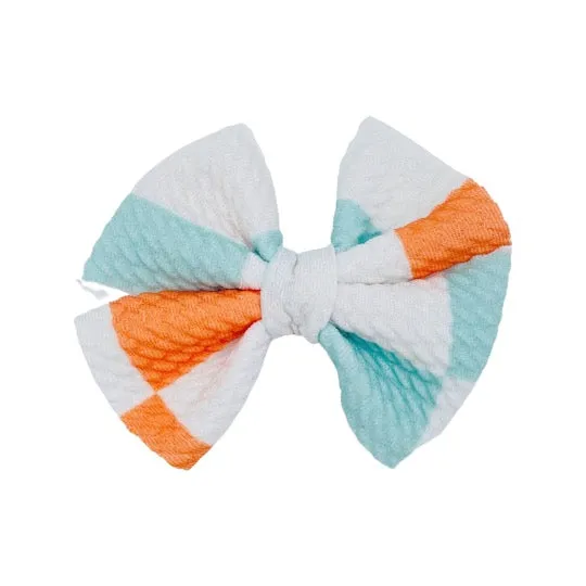 Checkers Mint & Orange Butterfly and Dainty