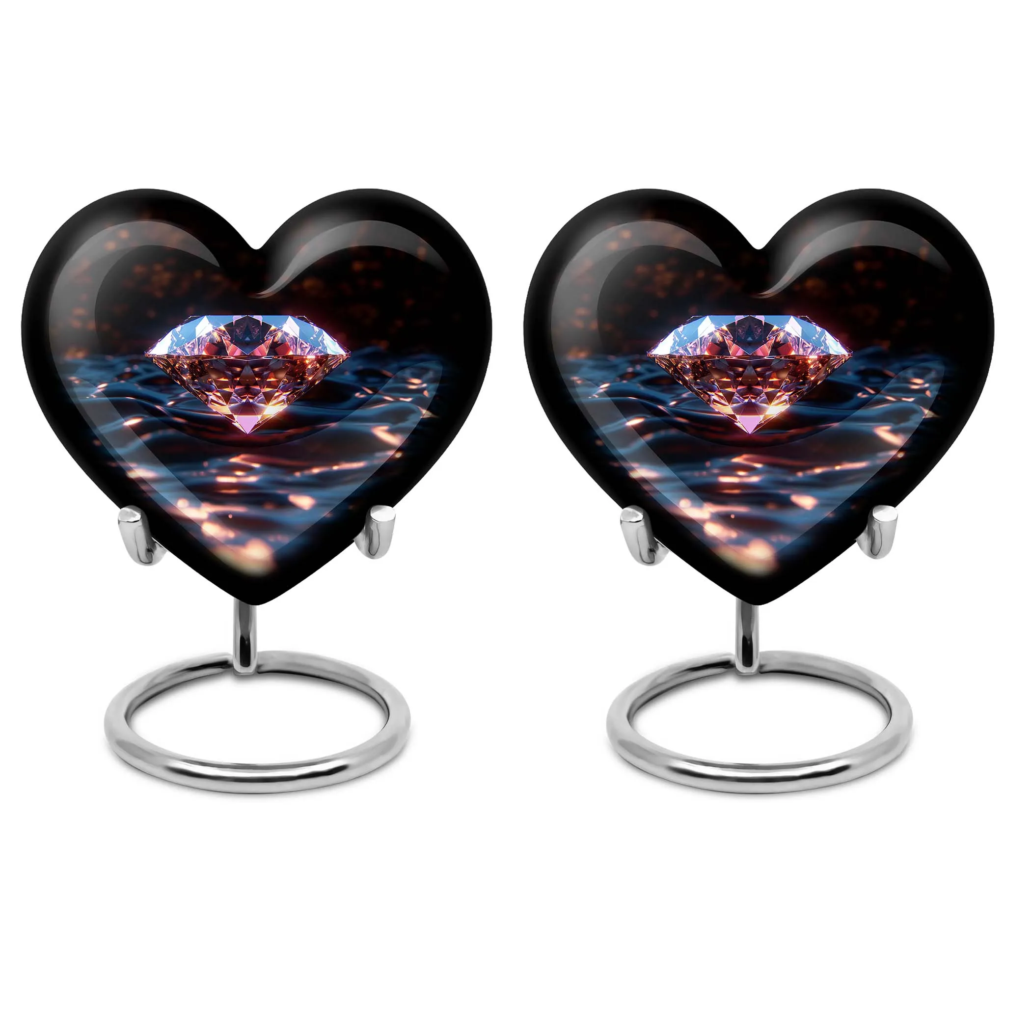 Diamond Eternity - Elegant Cremation Urn for a Reminiscence