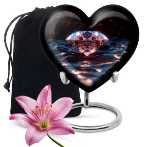 Diamond Eternity - Elegant Cremation Urn for a Reminiscence