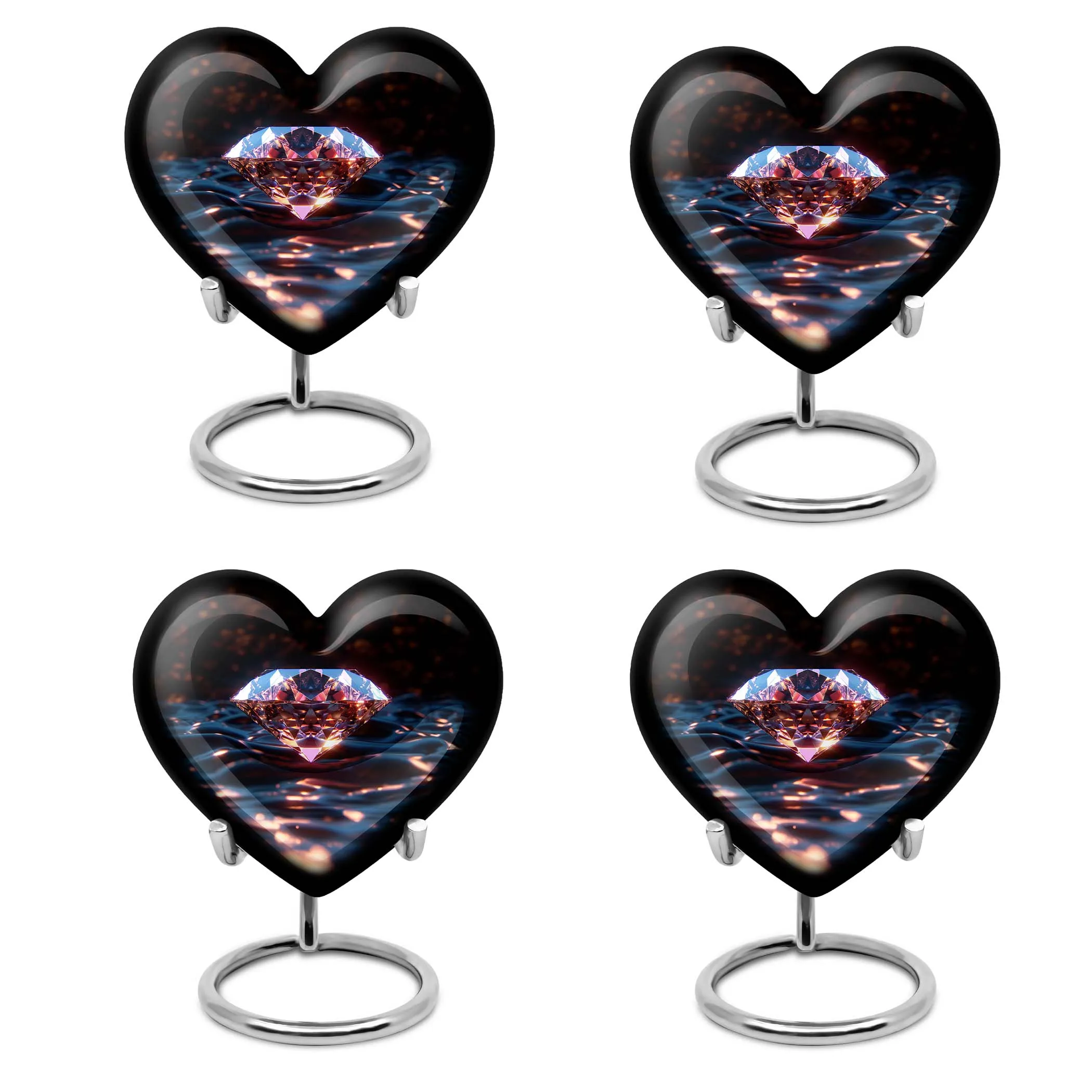 Diamond Eternity - Elegant Cremation Urn for a Reminiscence