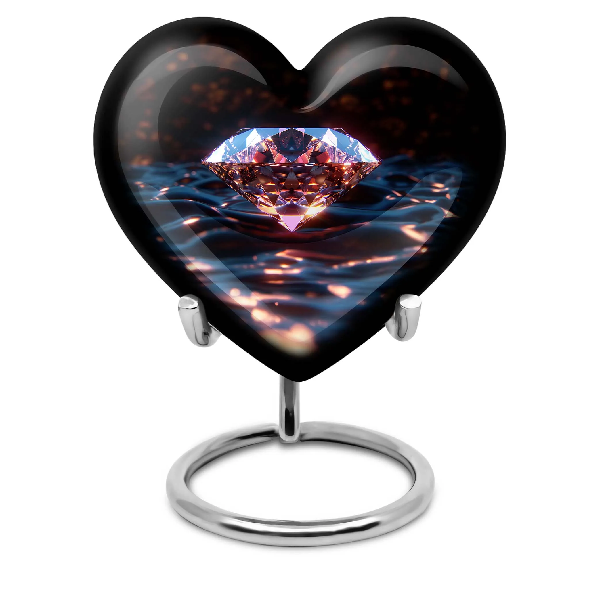 Diamond Eternity - Elegant Cremation Urn for a Reminiscence
