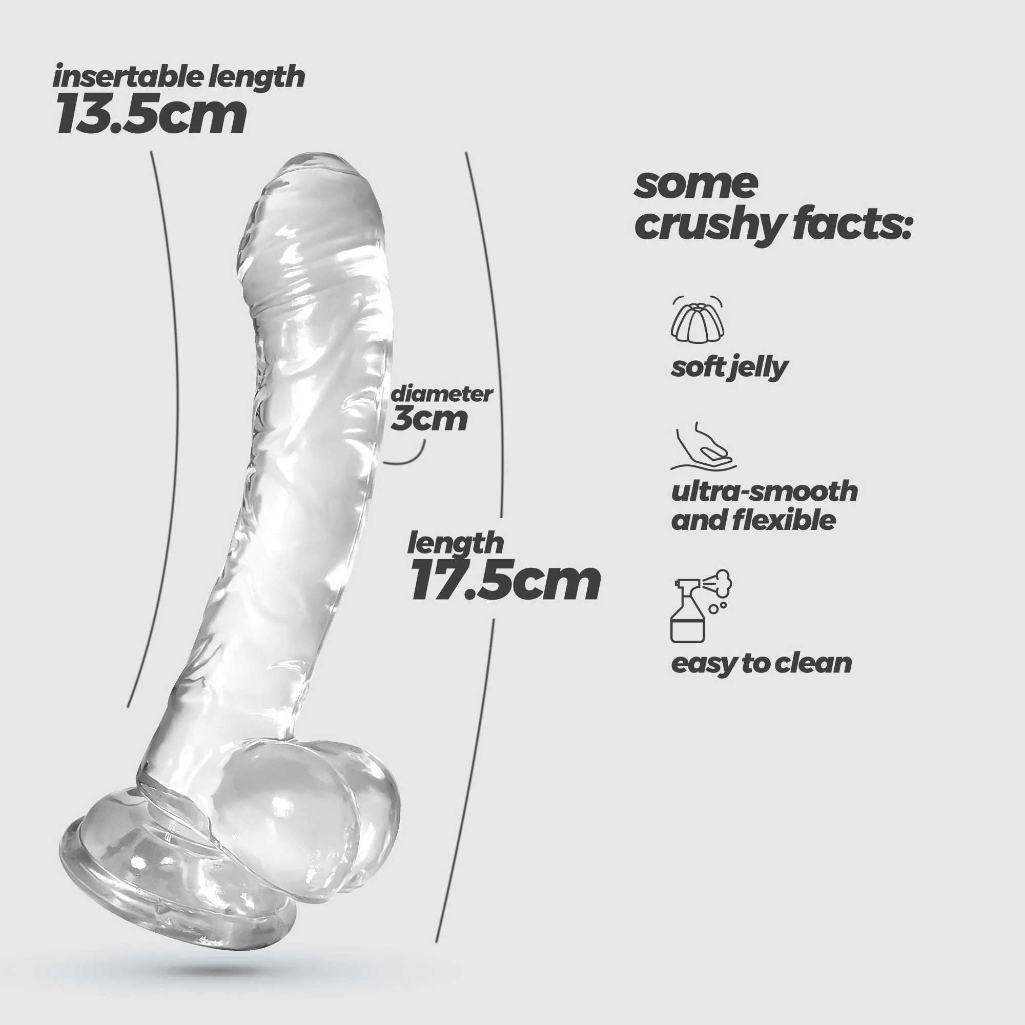 Dildo Hudini 13.5cm