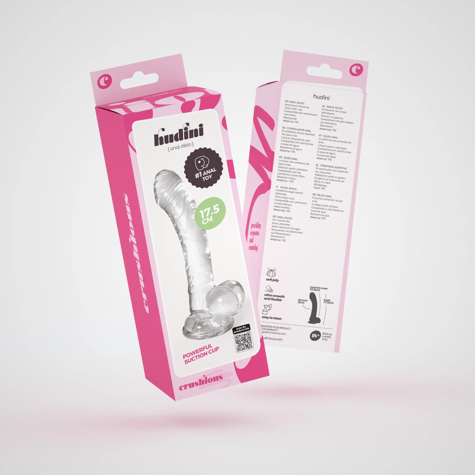 Dildo Hudini 13.5cm