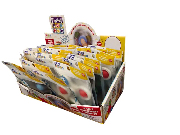 Fidget Pop Spinner Toy - 24 Pieces Per Retail Ready Display 22846